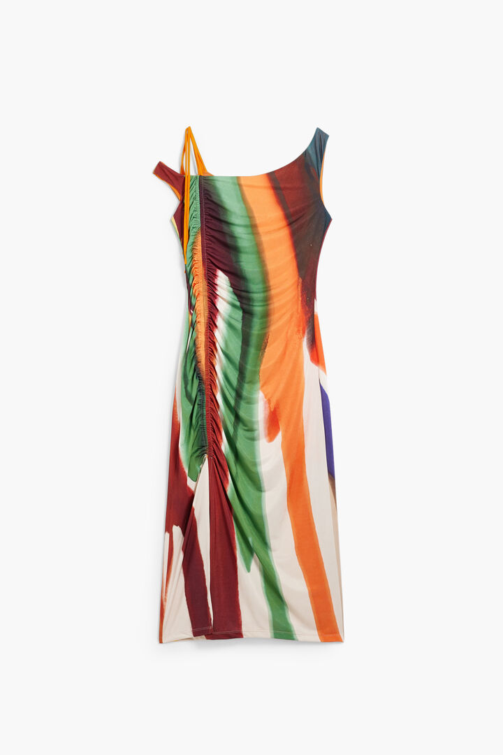 Gestreepte jurk M. Christian Lacroix