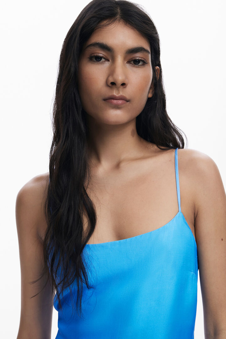 Gradient spaghetti strap short dress | Desigual