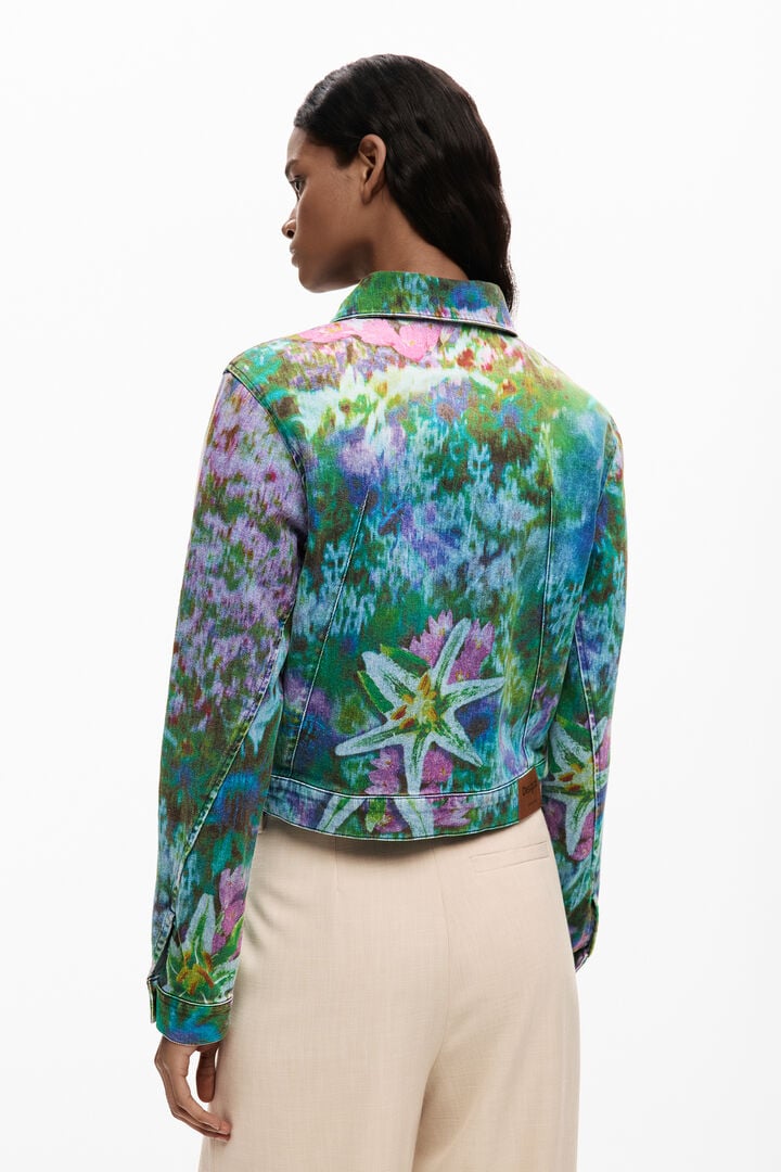 Denim jacket wild garden | Desigual