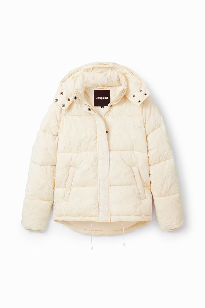 Textured quilted jacket | Desigual