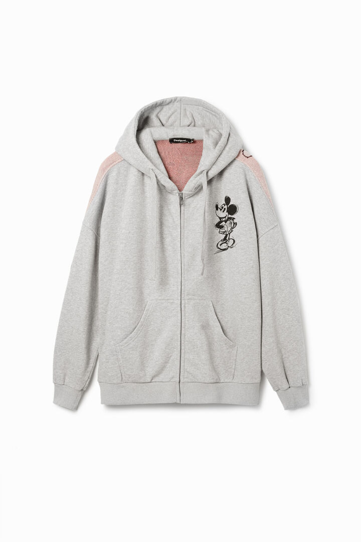 Sudadera oversize jacquard Mickey Mouse | Desigual
