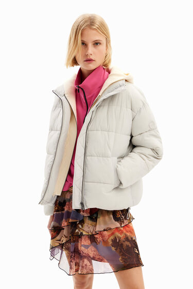 Chaqueta acolchada combinada | Desigual