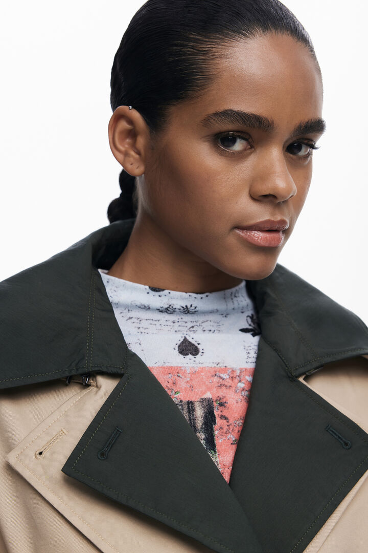 Double-lapel trench coat | Desigual