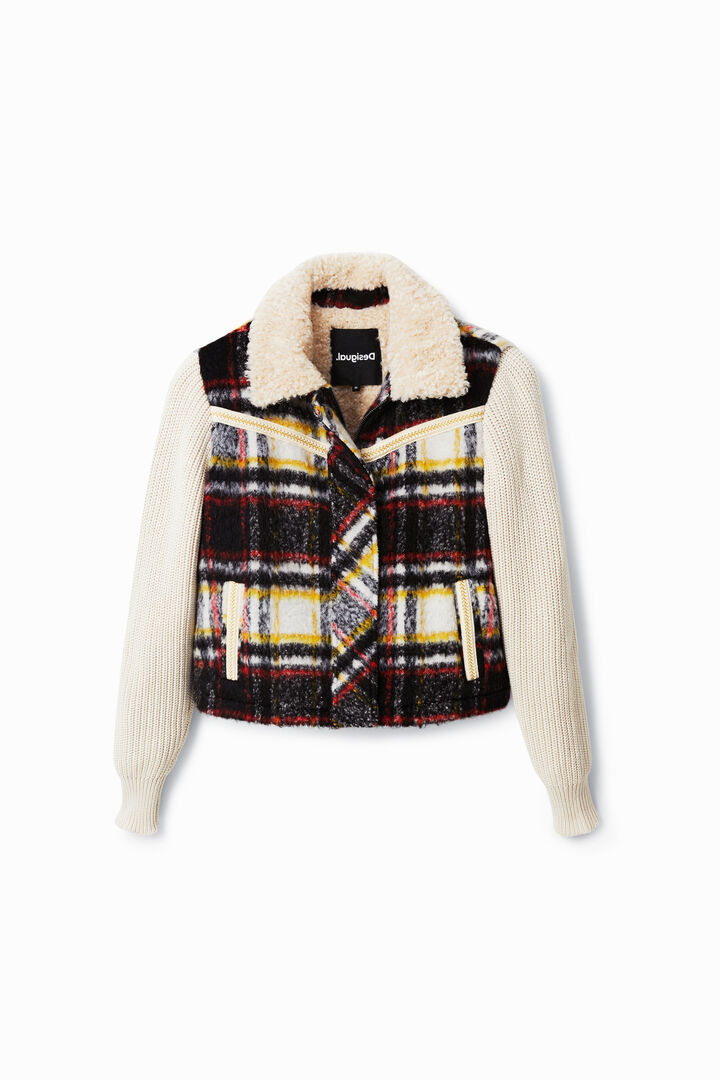 Veste "trucker" mouton