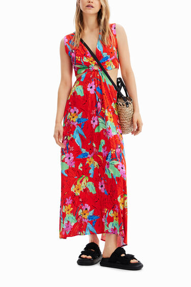 Vestit llarg cut-outs | Desigual