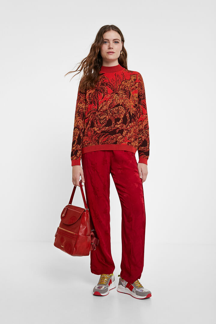 Trapeze silhouette medium backpack | Desigual