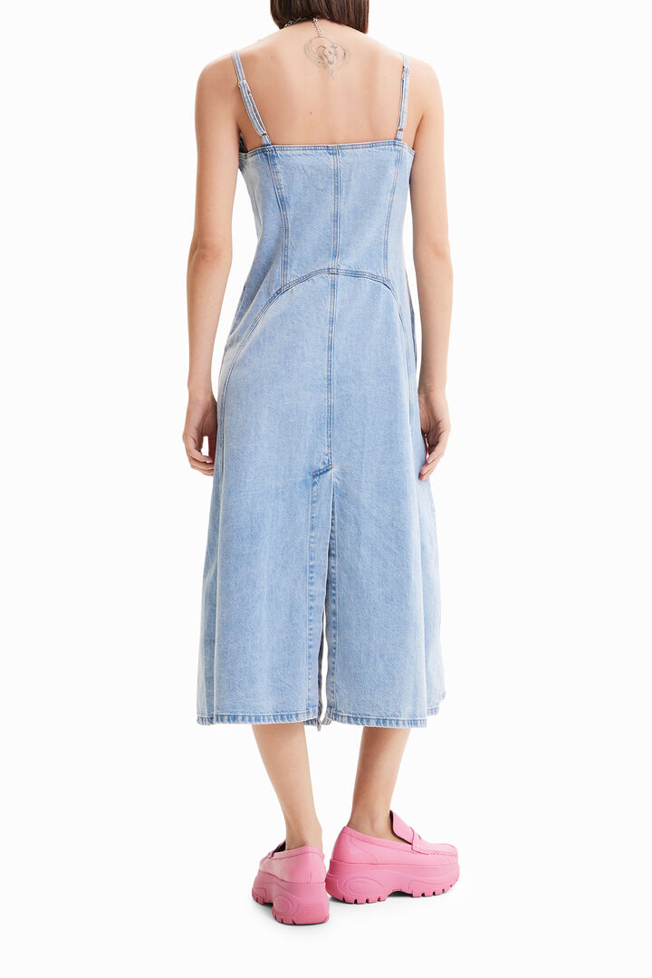Robe midi ajustée jean Maitrepierre | Desigual