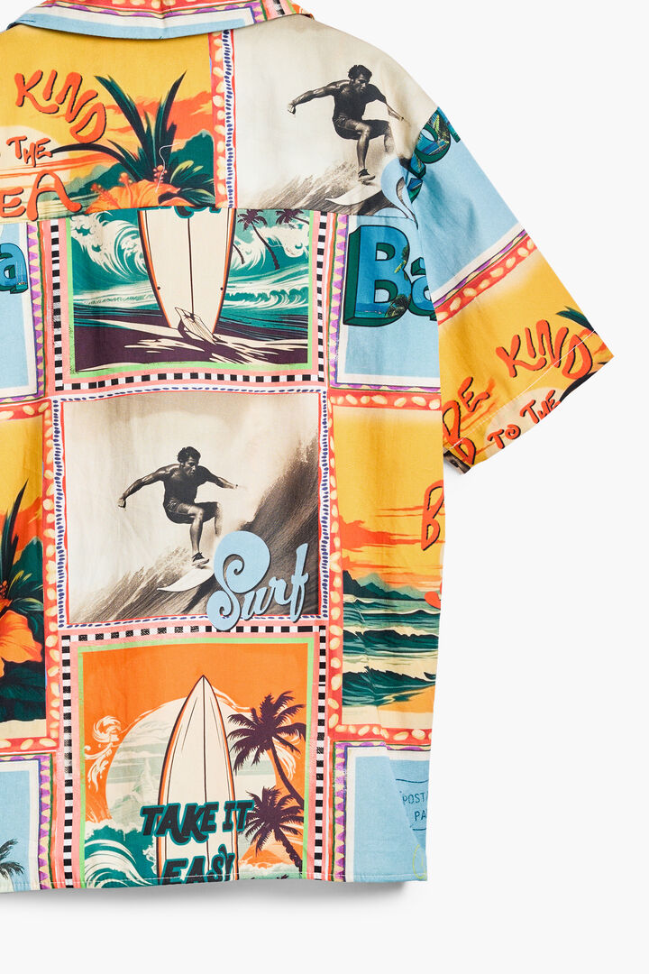 Chemise cartes postales tropicales | Desigual