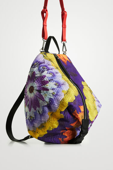 Small floral multiposition backpack | Desigual