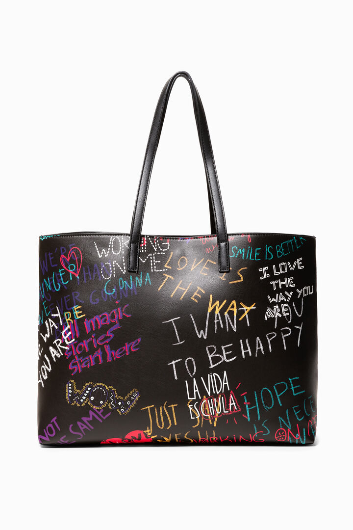 Graffiti Wall Seattle Wallet 2 in 1 bag | Desigual