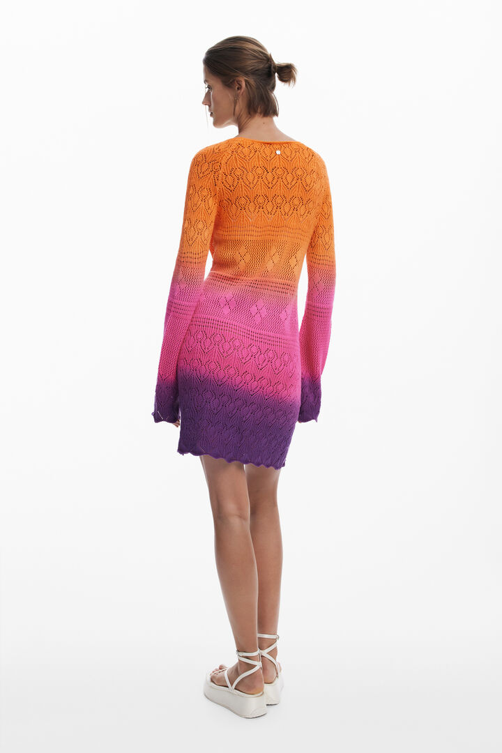 Robe crochet Tie-Dye | Desigual