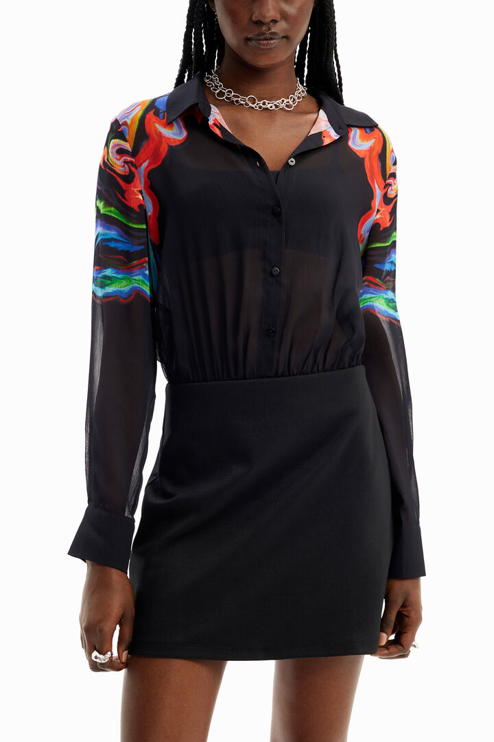 M. Christian Lacroix combination short dress | Desigual