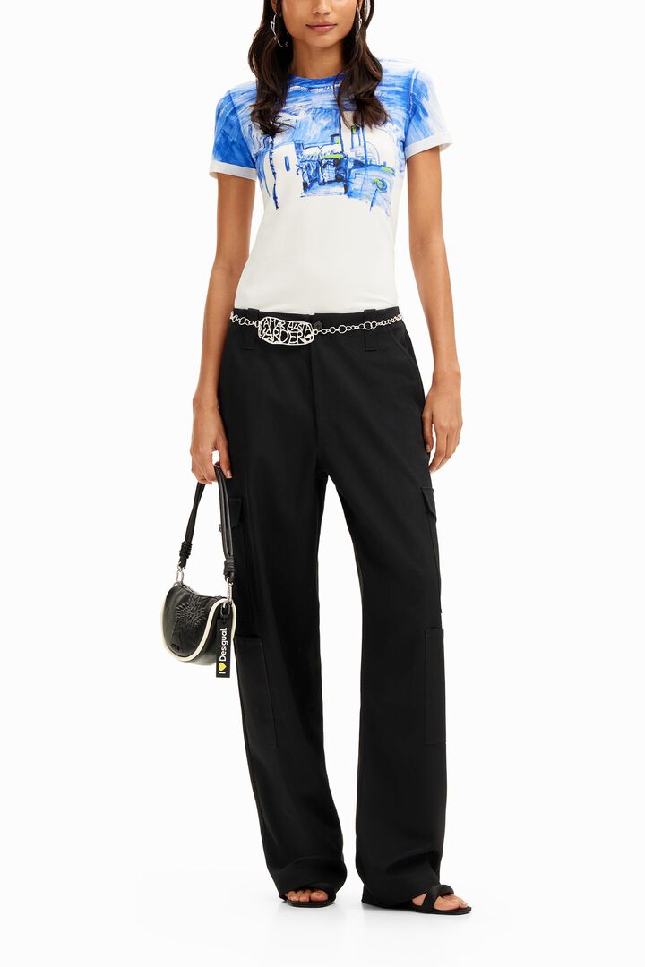 Mediterranean landscape T-shirt | Desigual