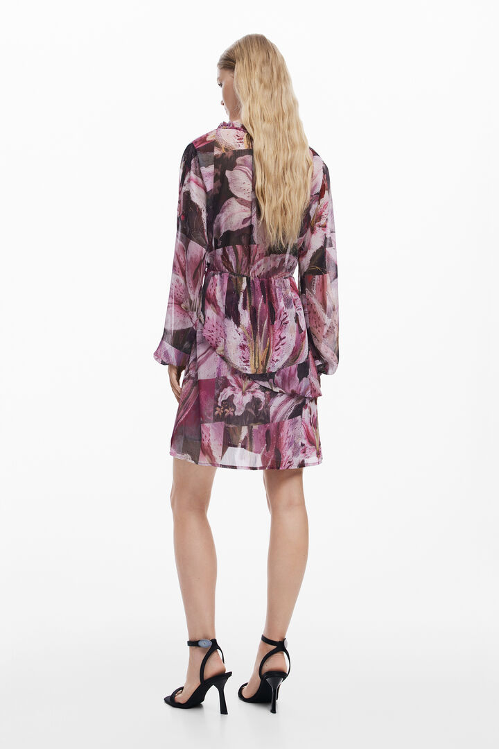 Orchidea mintás ruha | Desigual