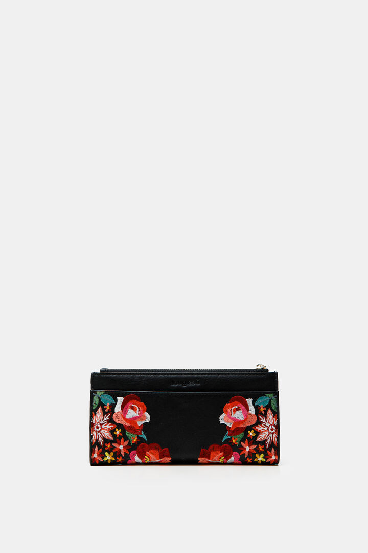 Längliches Portemonnaie mit Blumen | Desigual
