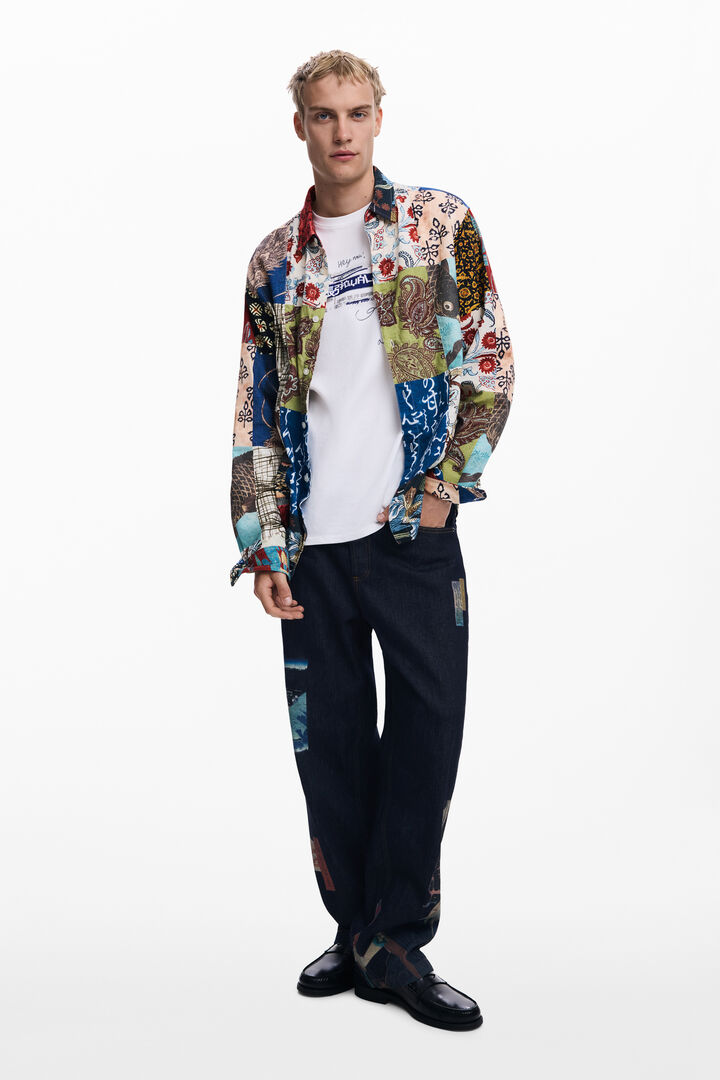 Chemise effet patch carpe | Desigual