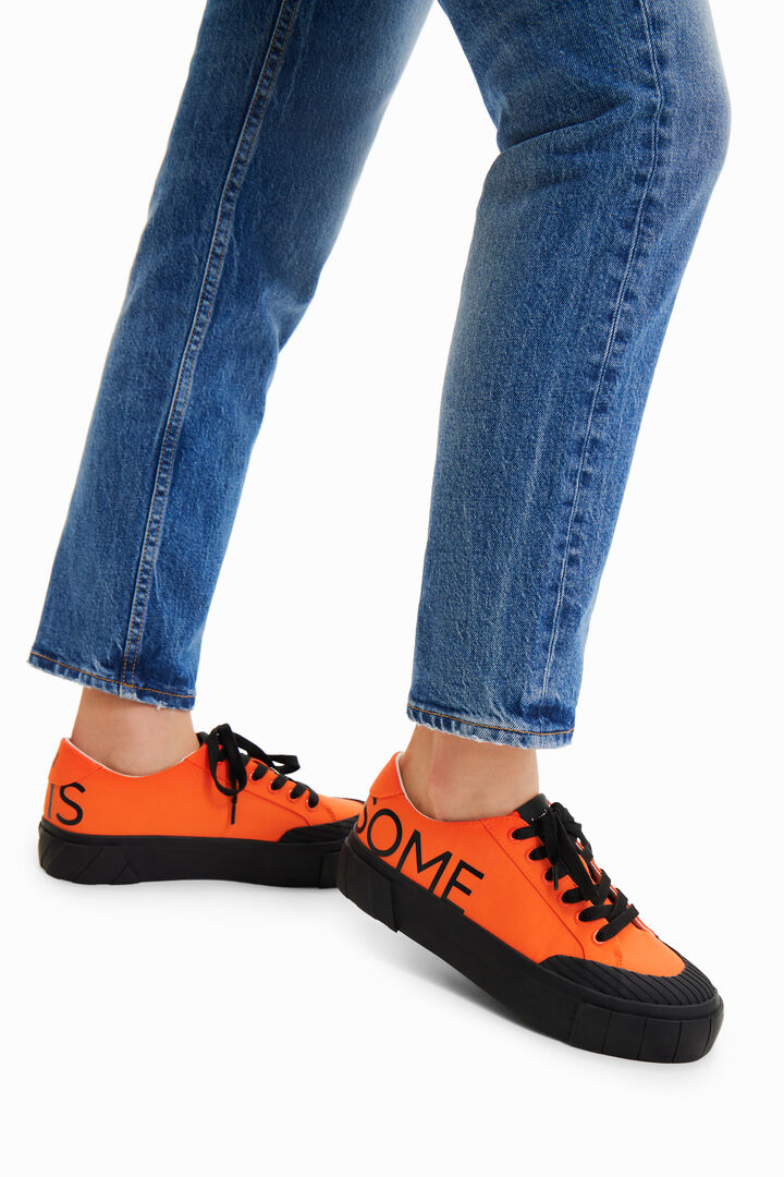 Scarpe ginnastica plateau Life is Awesome | Desigual
