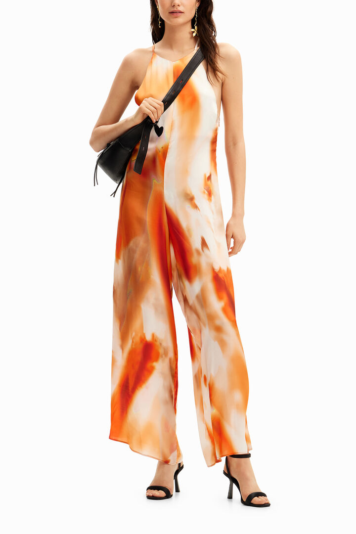 Halter pajac z abstraktnim potiskom