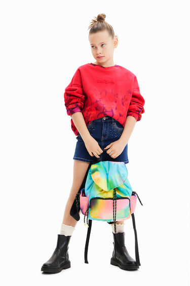 Watercolour floral sweatshirt | Desigual