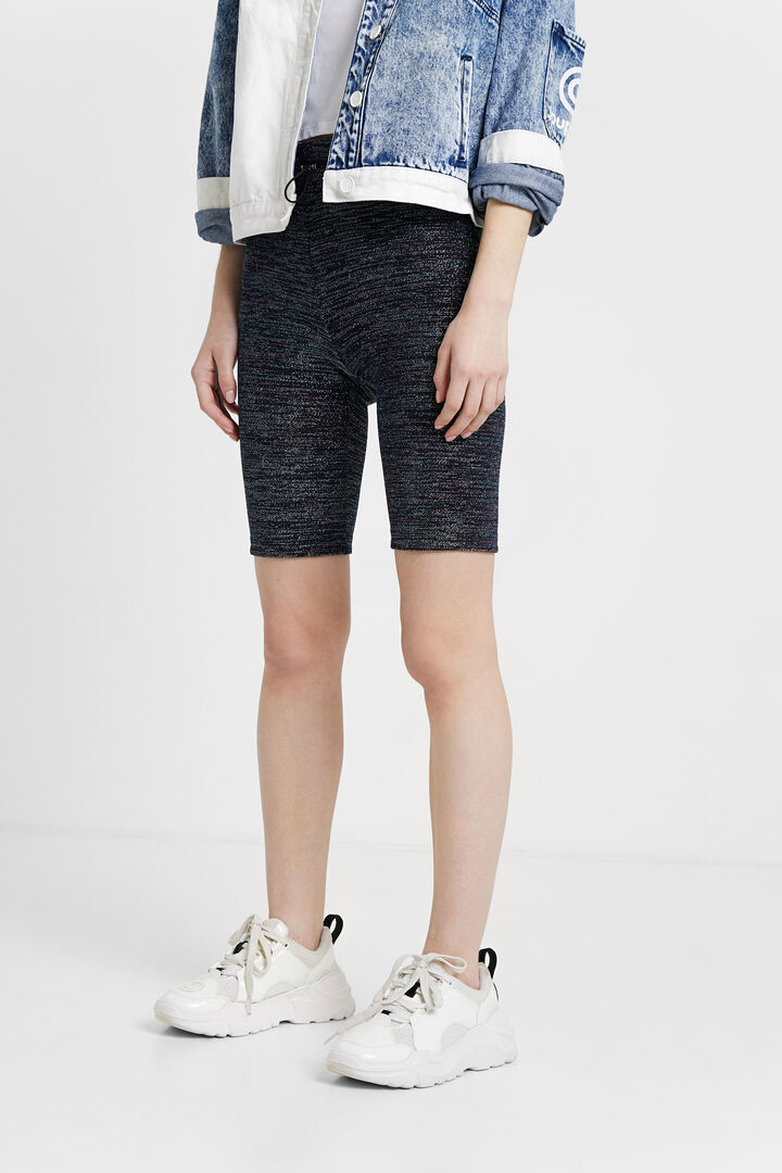 Short Lurex leggings | Desigual