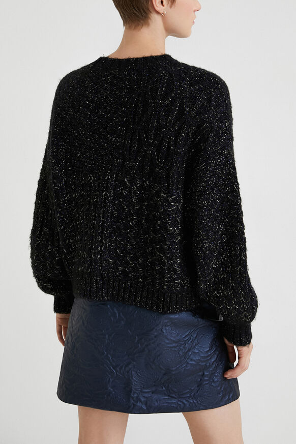 Chunky knit jumper braided | Desigual