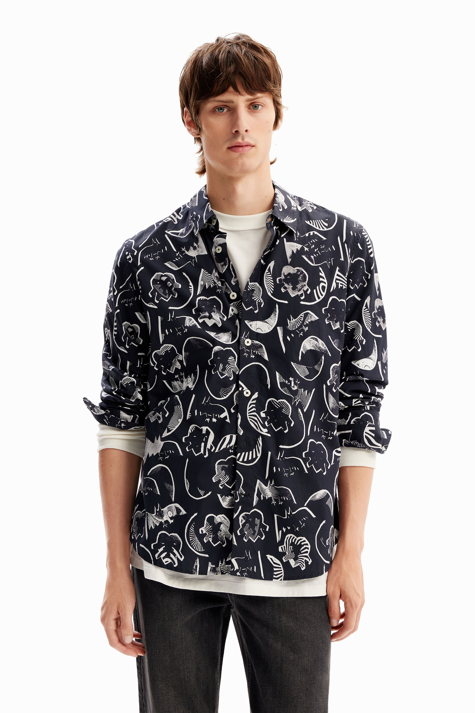 Desigual Arty poplin shirt