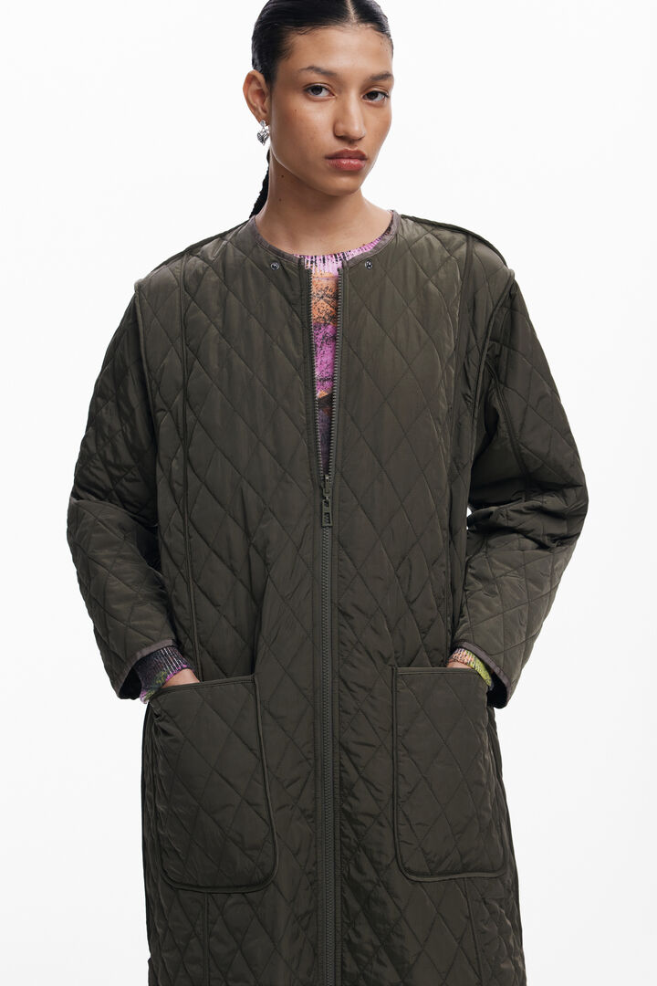 Abrigo largo acolchado | Desigual