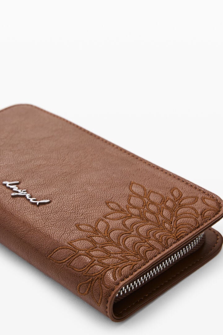 Medium embroidered wallet | Desigual