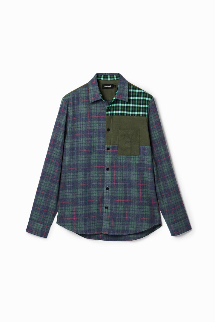 Plaid flannel shirt
