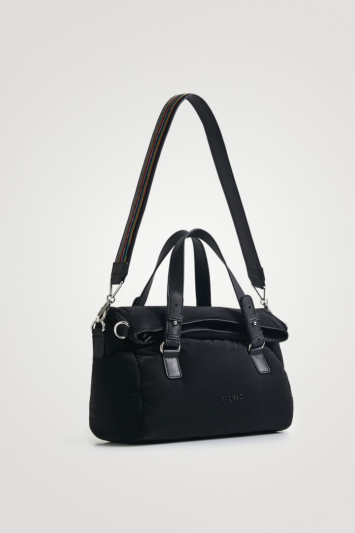 Handbag technical fabric solid colour | Desigual