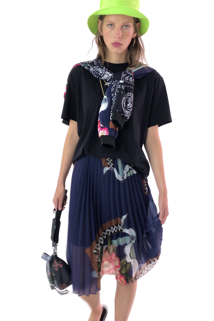 Pleated arty skirt | Desigual