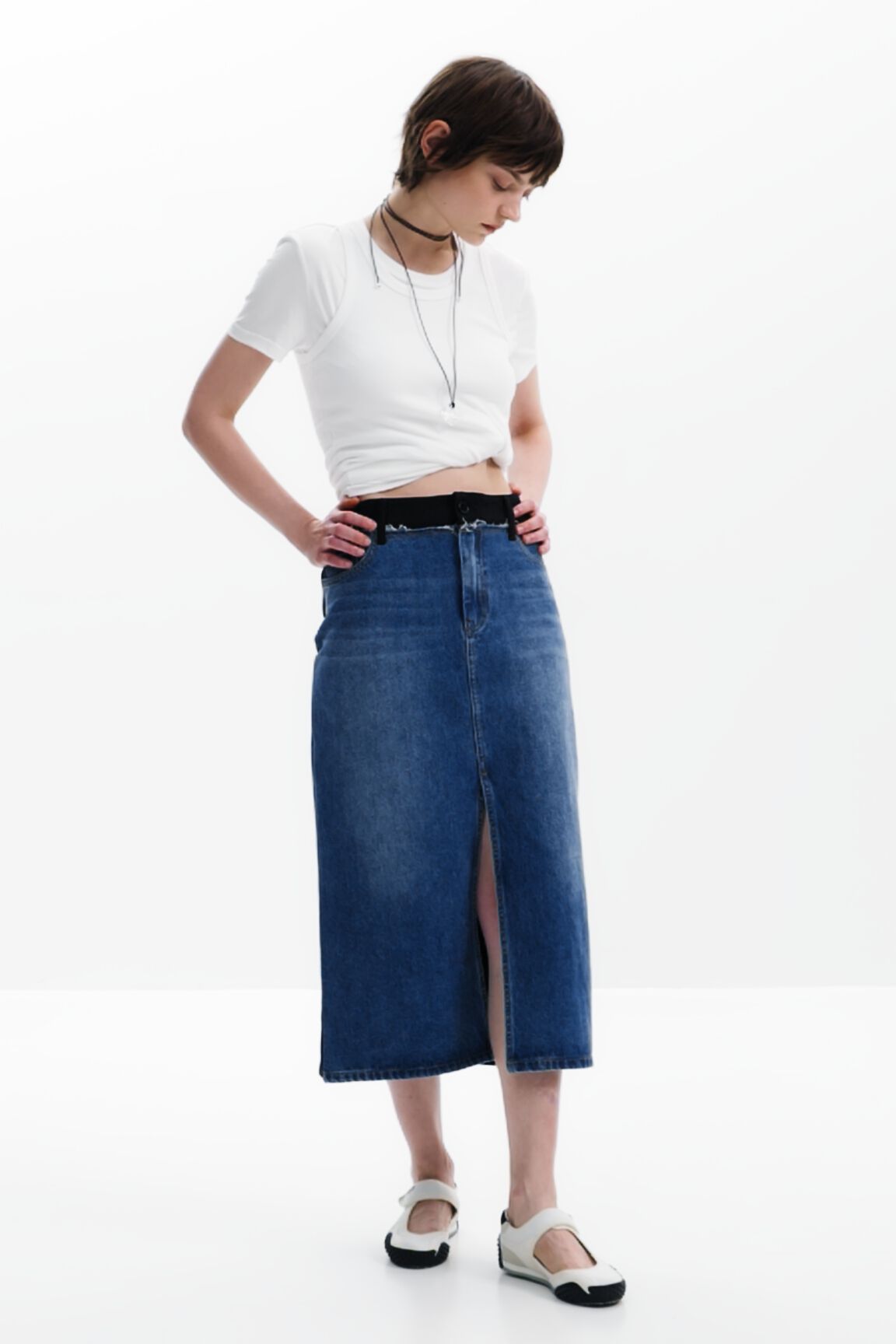 Two-tone skirt Women's I Desigual.com