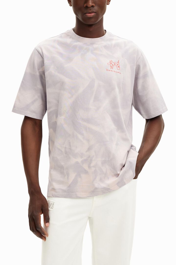 Printed T-shirt with gradient effect | Desigual