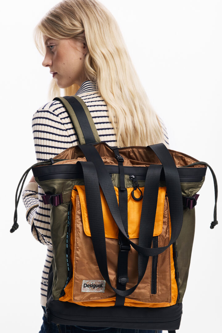 Großer Nylon-Tote-Rucksack | Desigual
