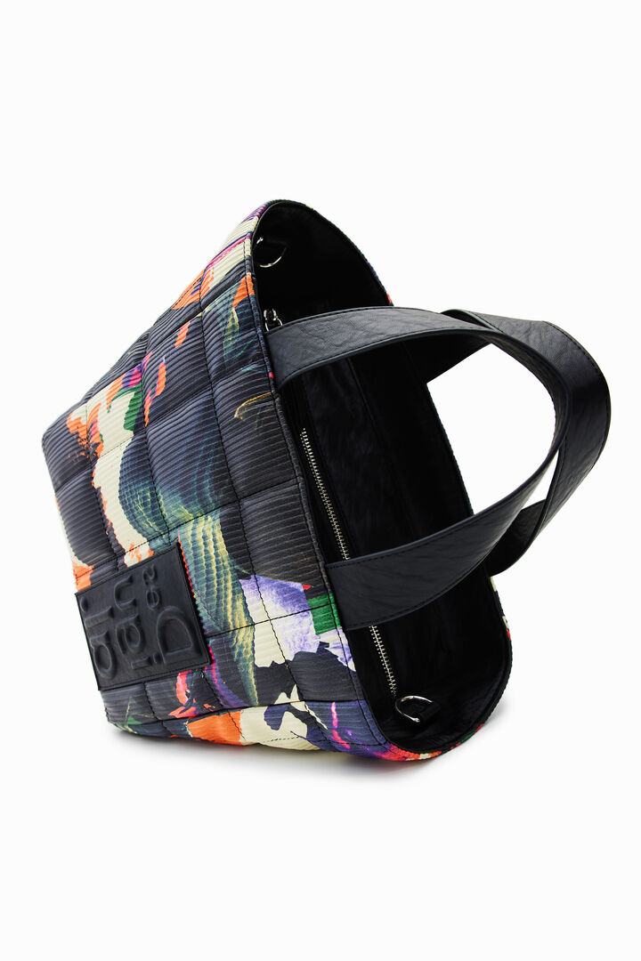 Textured camo shopper bag | Desigual