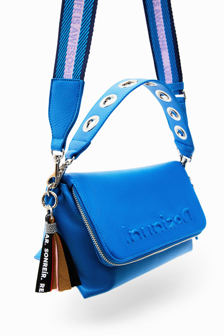 Half-logo crossbody bag | Desigual