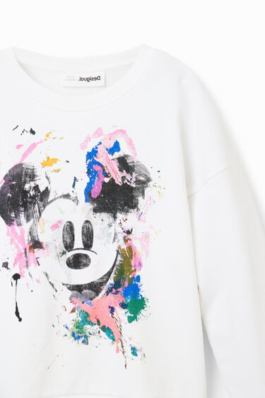 Disney's Mickey Mouse splatter sweatshirt | Desigual