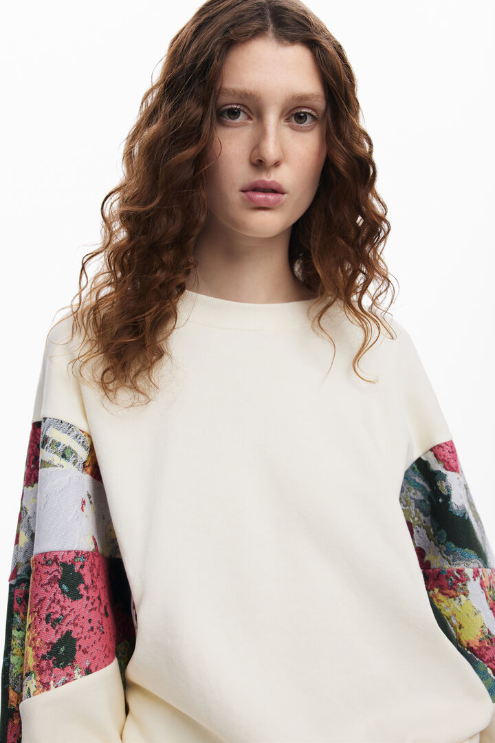 Sudadera mangas estampadas M. Christian Lacroix | Desigual