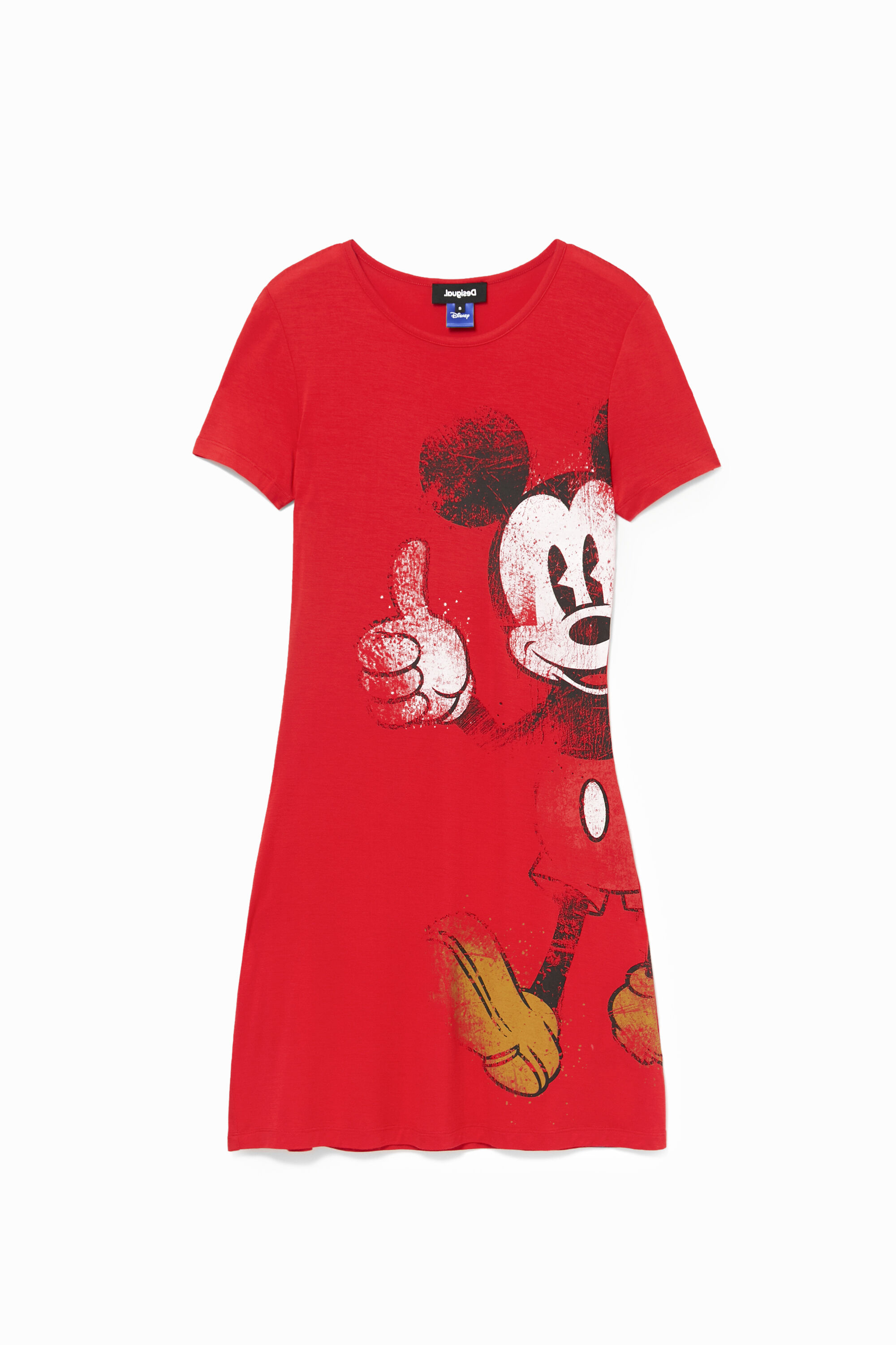 Mickey Mouse T-shirt dress - RED - S