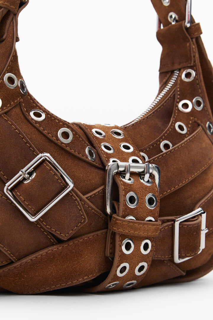 Sac en cuir avec boucles de taille moyenne | Desigual