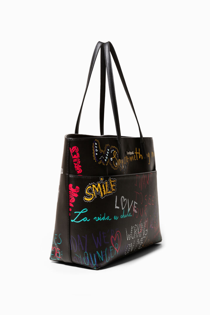 Graffiti Wall Seattle Wallet 2 in 1 bag | Desigual