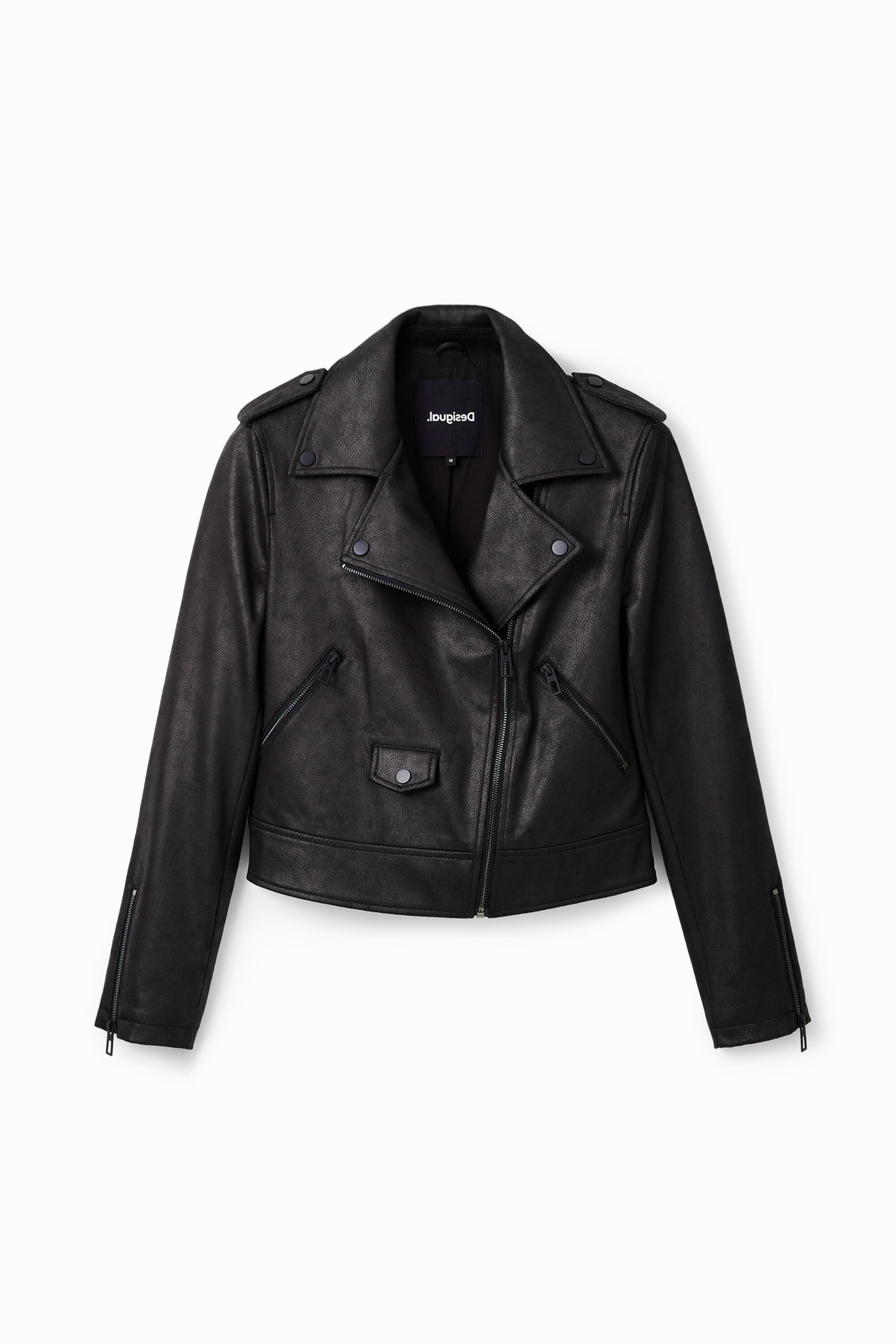 Desigual store leather jacket