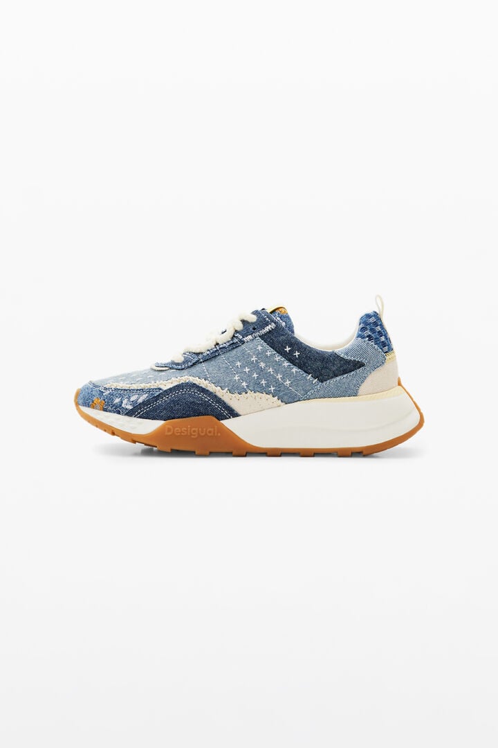Denim jogger sneakers