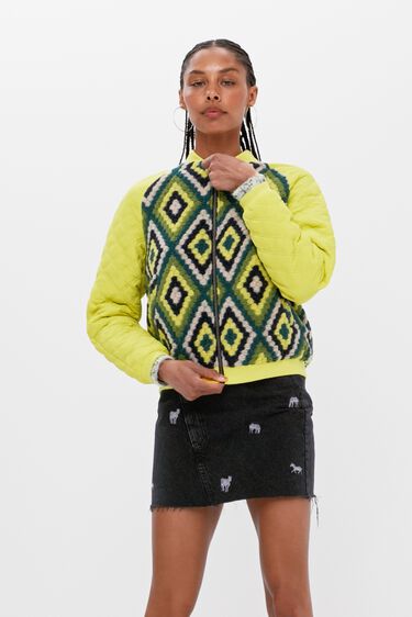 Gesteppte Jacke Wolle | Desigual