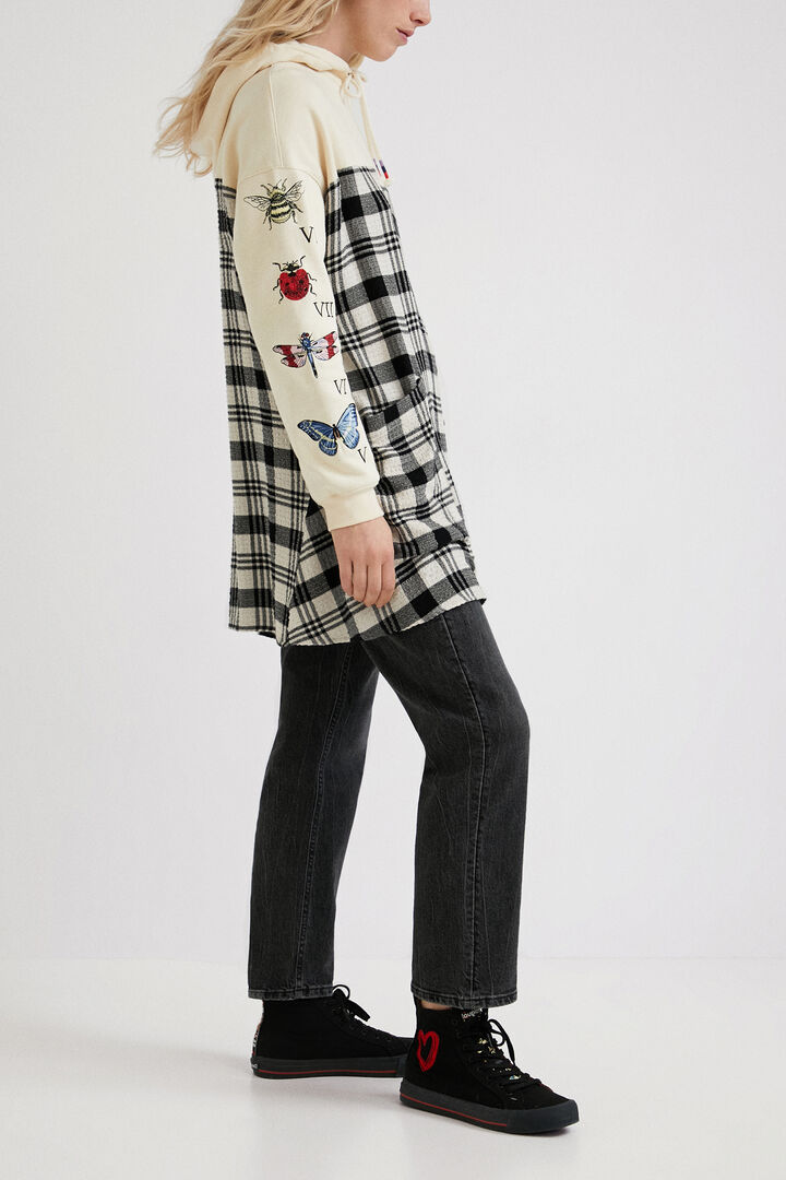 Camisa oversize remendo | Desigual
