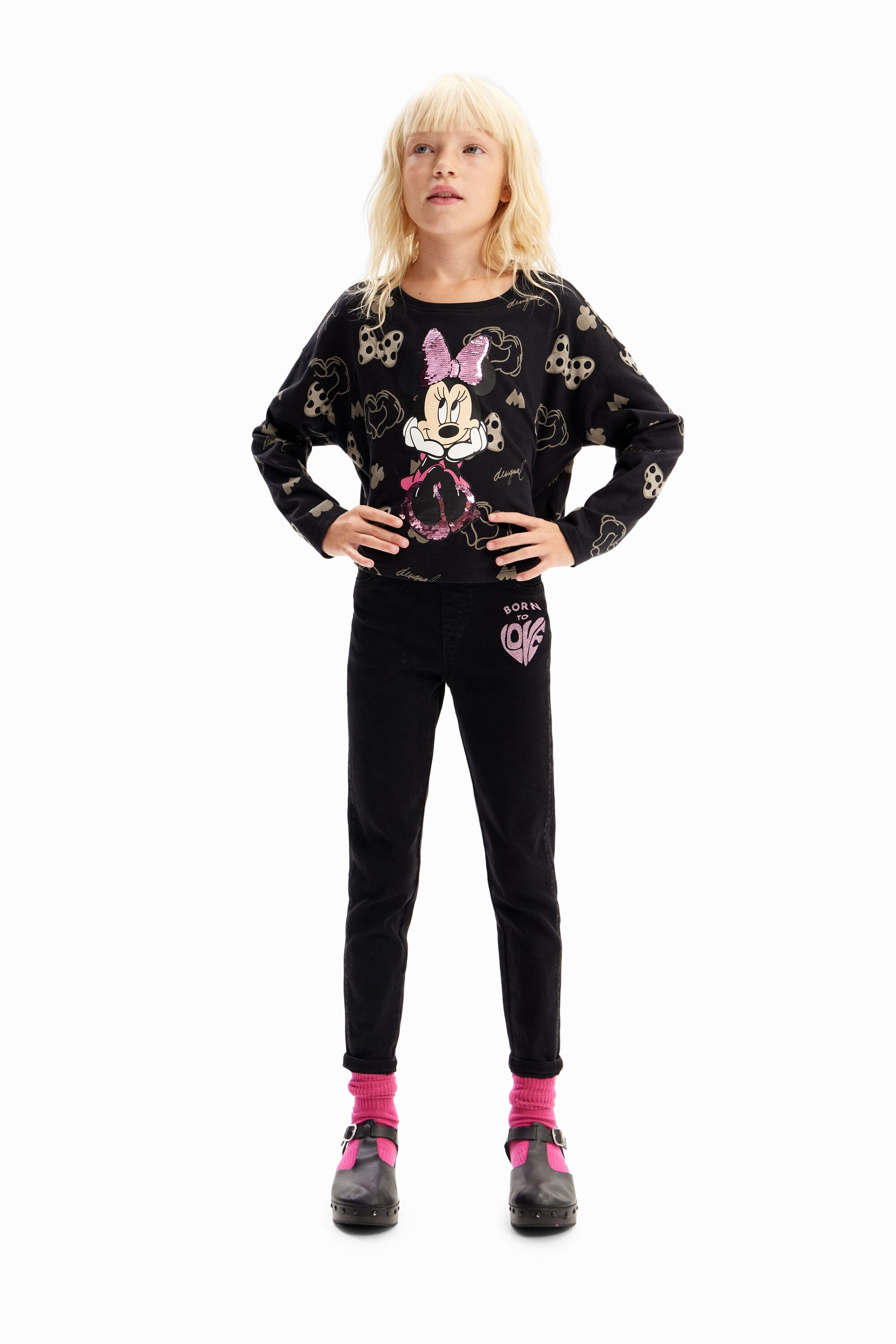 Sequined Minnie Mouse T-shirt