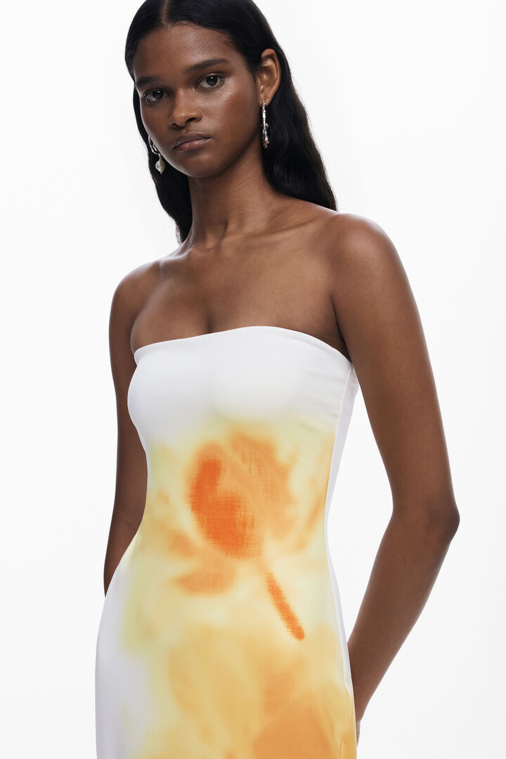 Floral bandeau dress | Desigual
