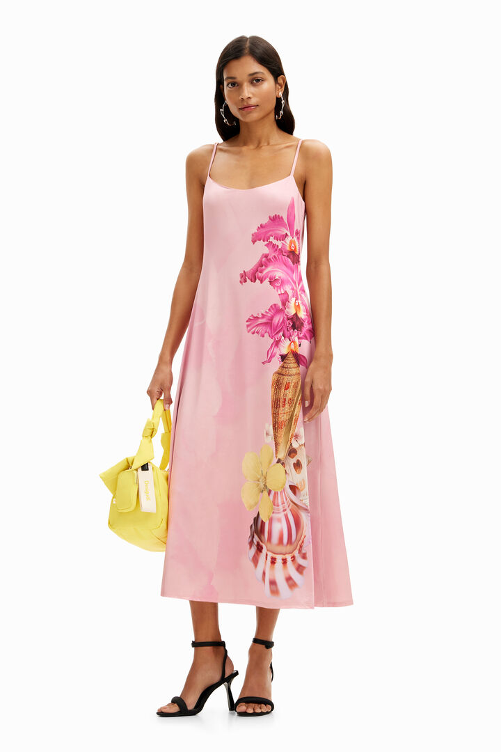 M. Christian Lacroix long shells dress
