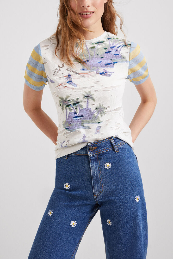 Maglietta texture | Desigual