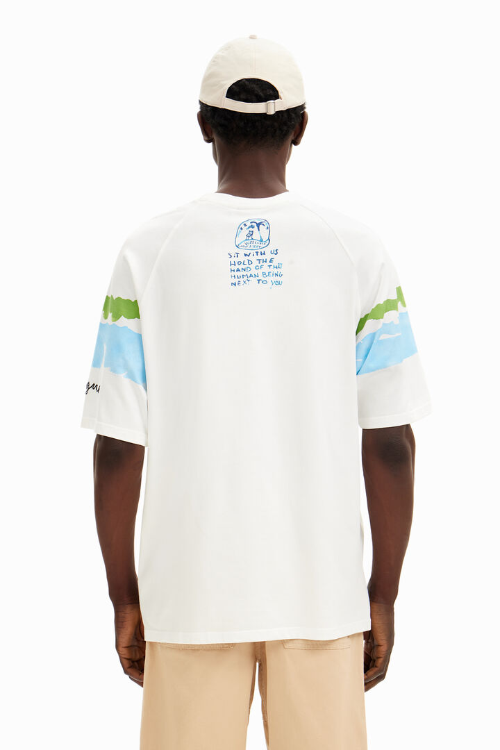 Camiseta palmeras acuarela | Desigual